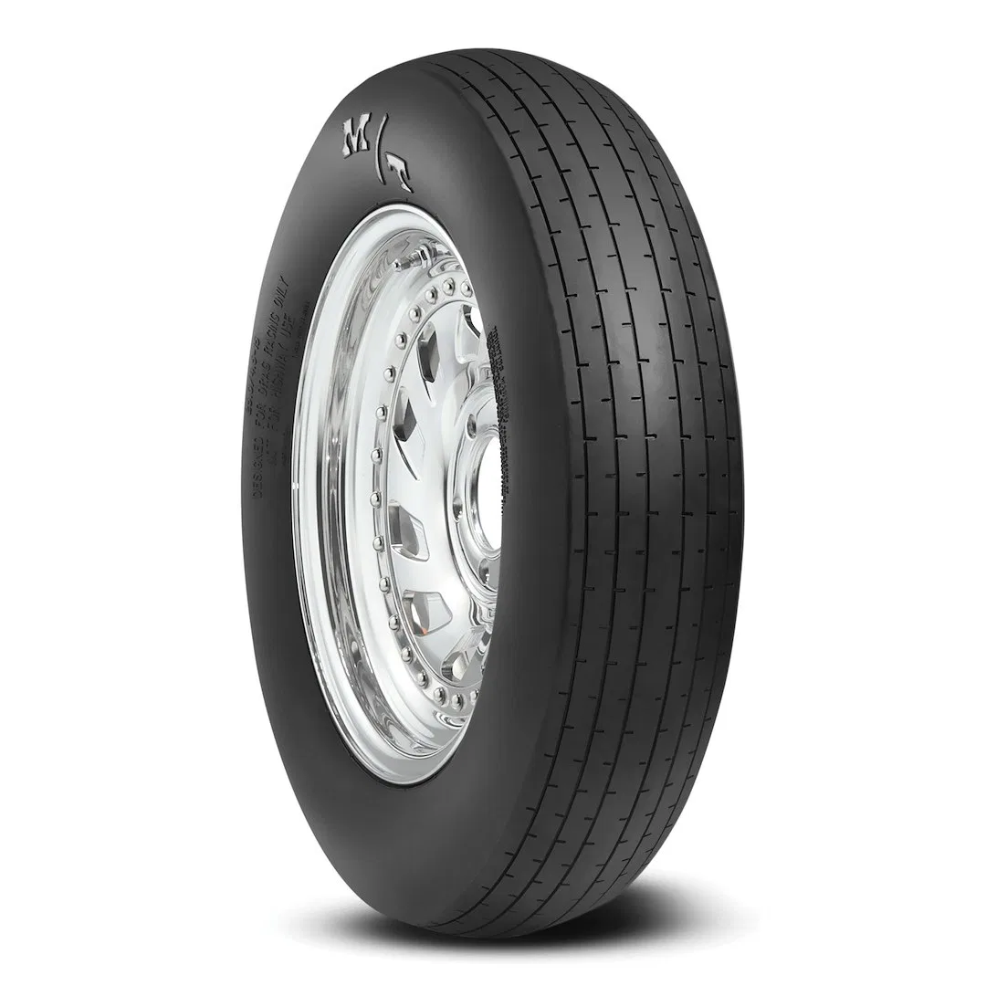 250909 – M.T. DRAG Tire, P29 x 4.50R15 Drag Race Use Only Nylon Bias Ply Tubeless Non-Directional Tread Design Load R...